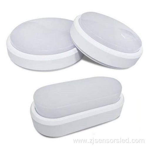 Outdoor Wall Mounted Round Daylight White Plastic Led Bulkhead Light